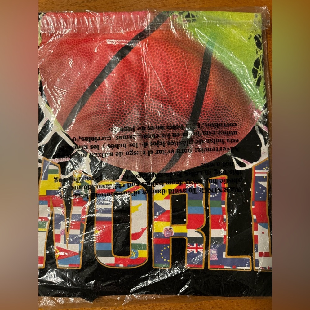 Market the game brings us together Basketball T-shirt Large NWT - Picture 3 of 5